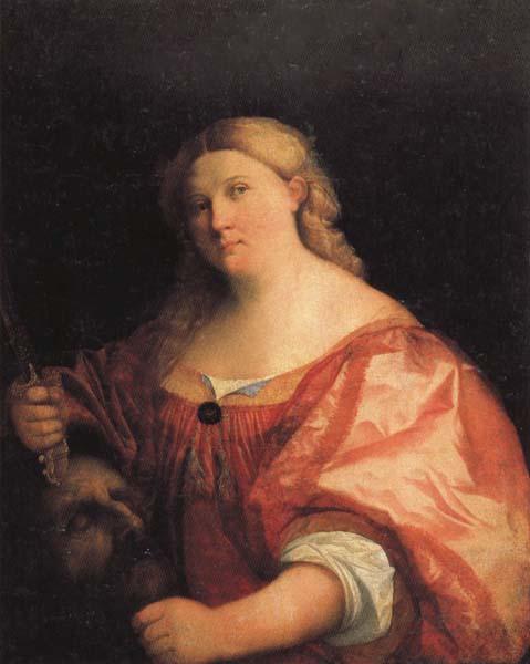 Palma Vecchio Judith with the Head of Holofernes France oil painting art